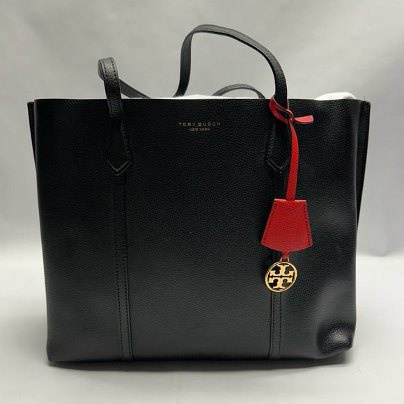 Tory Burch Perry Black Tote - Picture 1 of 4
